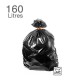 25  Sacs poubelles - 160 L - 55 microns 